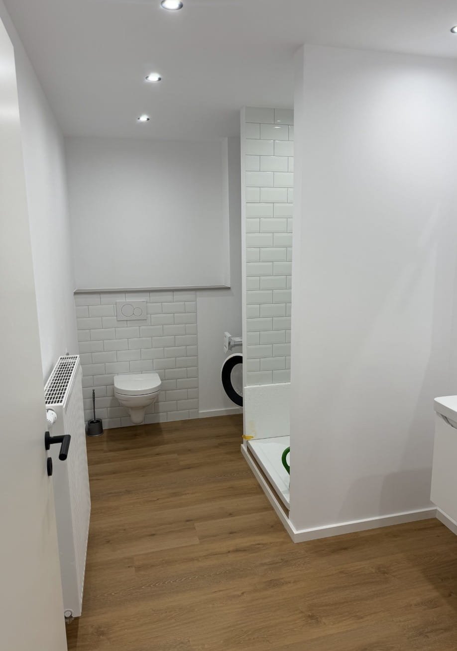 Handwerker bei der Sanierung